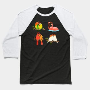 Lovely Birds Baseball T-Shirt